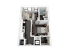 A1 with Built-in Desk Available Floors 4 - 7 A1 with Built-in Desk Available Floors 4 - 7 at Link Apartments® Mint Street, Charlotte, 28203
